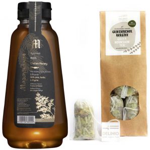 Set Bergtee und 500g Wildkräuterhonig